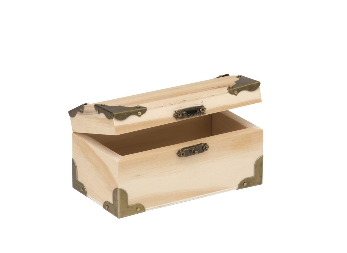 Coffre au trésor 12x6,5x6cm